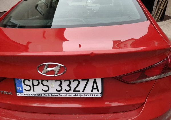 Hyundai Elantra cena 58000 przebieg: 117000, rok produkcji 2017 z Warka małe 79